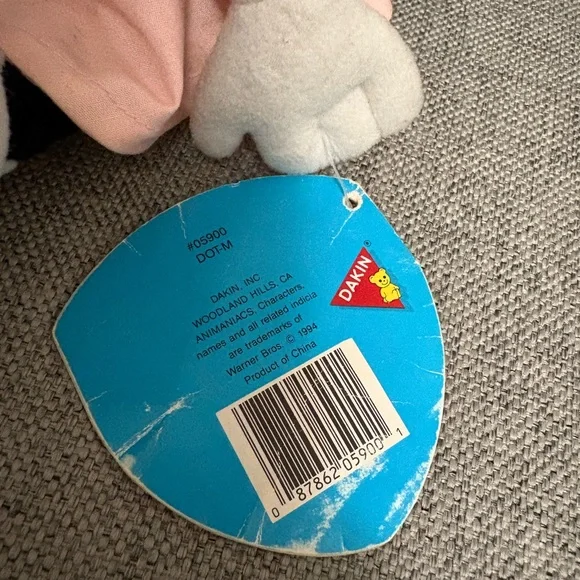 Vintage (1994) - DAKIN - Animaniacs - DOT WARNER - Warner Bros Plush - 90’s - Picture 5 of 7